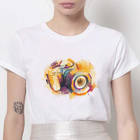 Camera T-Shirt:  A Stylish Expression For Photography Enthusiasts