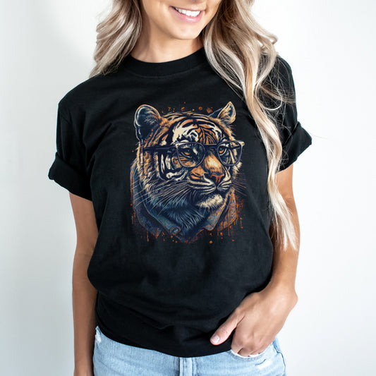 Tricou Dama Negru Cool Tiger