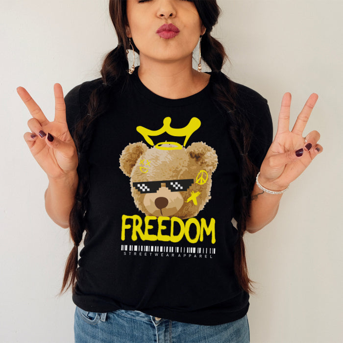 Tricou Dama Negru Freedom