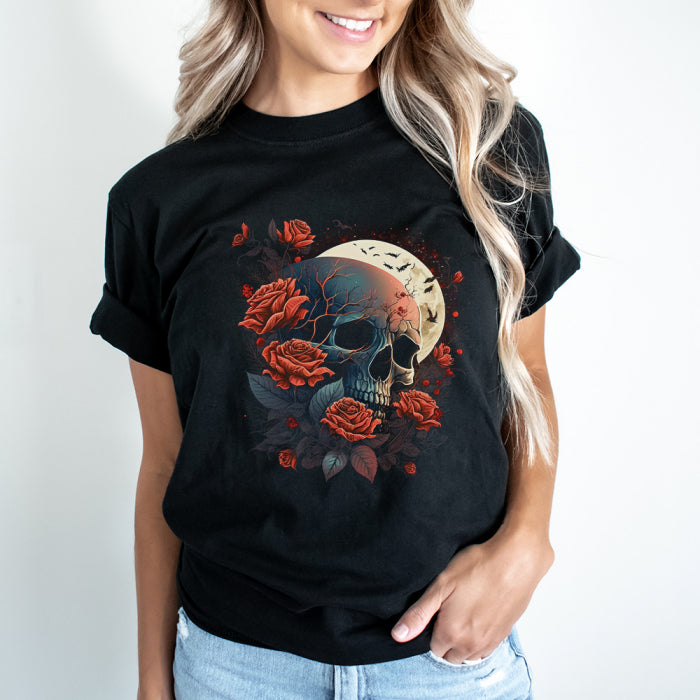 Tricou Dama Negru Red Midnight