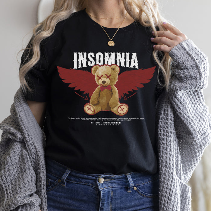 Tricou Dama Negru Insomnia