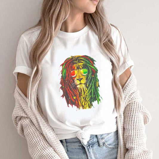 Tricou Dama Rasta Lion