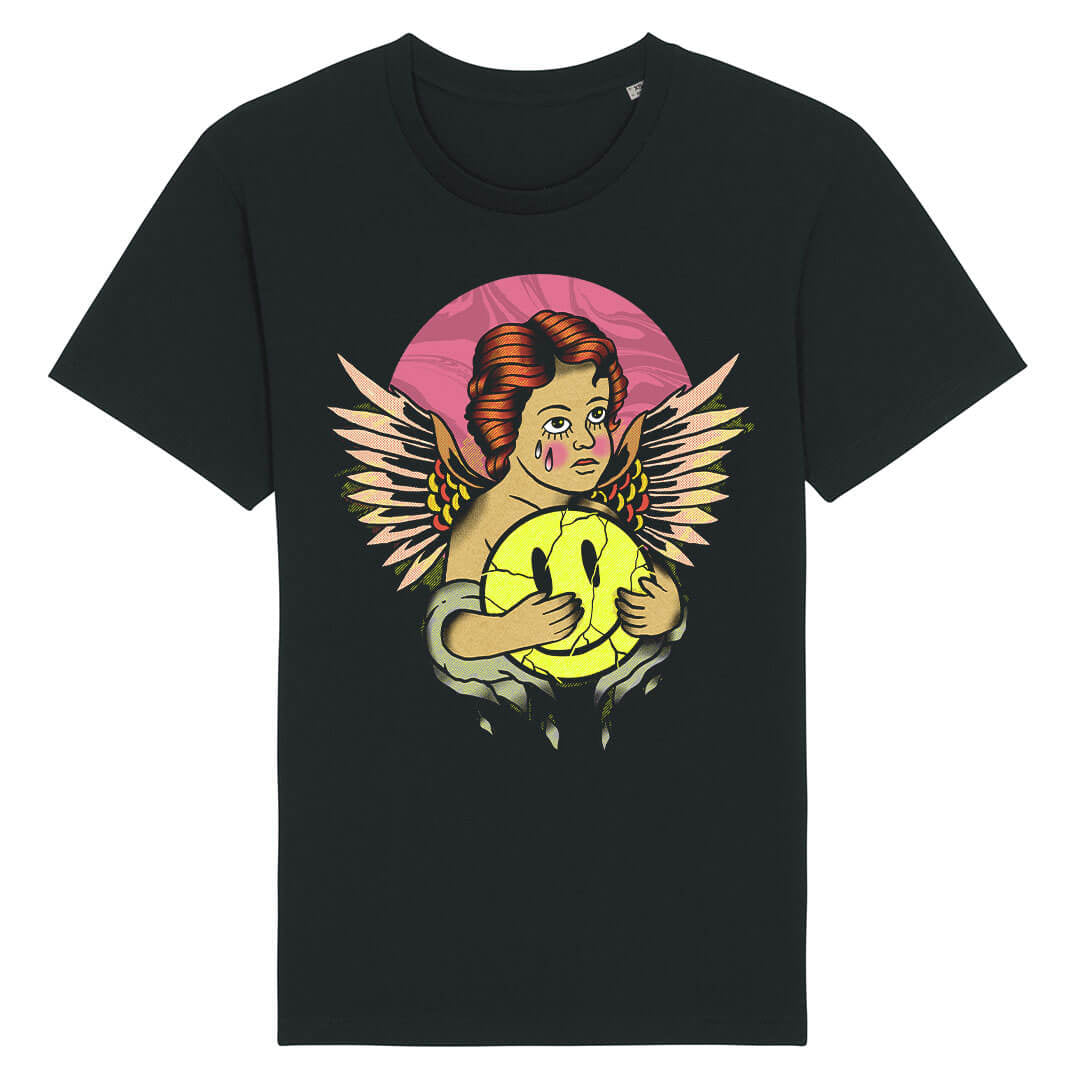 Tricou Negru Little Angel