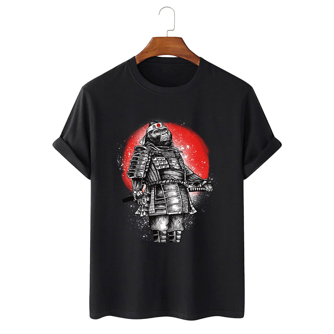 Tricou Negru Samurai Kong